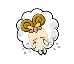 lovely sheep~for english sticker #3904769