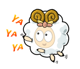 lovely sheep~for english sticker #3904770