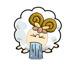 lovely sheep~for english sticker #3904771