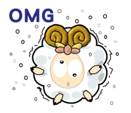 lovely sheep~for english sticker #3904775