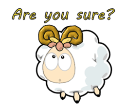 lovely sheep~for english sticker #3904777