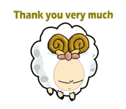 lovely sheep~for english sticker #3904778