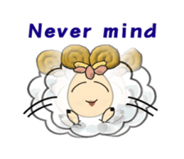 lovely sheep~for english sticker #3904784