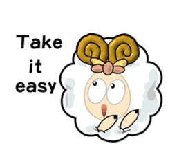 lovely sheep~for english sticker #3904785