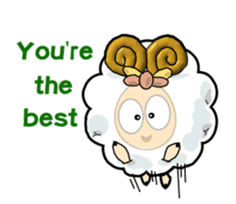 lovely sheep~for english sticker #3904789