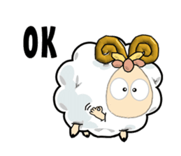 lovely sheep~for english sticker #3904791