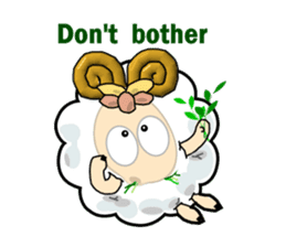 lovely sheep~for english sticker #3904792