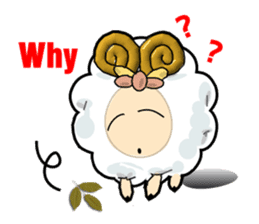 lovely sheep~for english sticker #3904793
