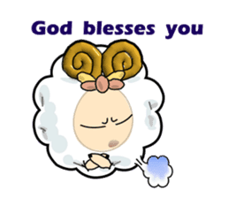 lovely sheep~for english sticker #3904796