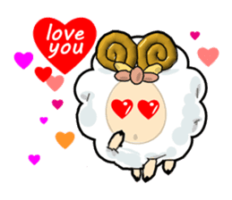 lovely sheep~for english sticker #3904802