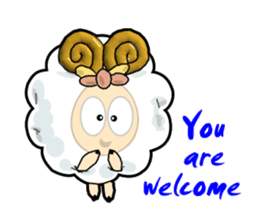 lovely sheep~for english sticker #3904804