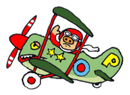 Poe and his companions sticker #3904948