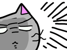 Loose  reaction  cat sticker #3905093