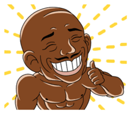 Muscle man sticker #3905176