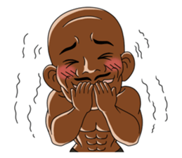 Muscle man sticker #3905181