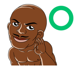 Muscle man sticker #3905186