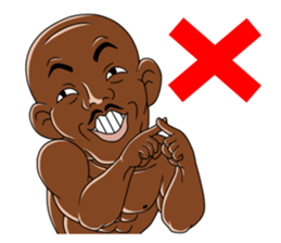 Muscle man sticker #3905187