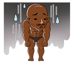 Muscle man sticker #3905203