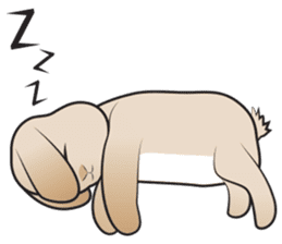 Tiramisu Bunny sticker #3905269