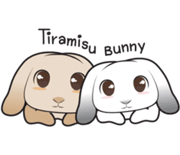 Tiramisu Bunny sticker #3905286