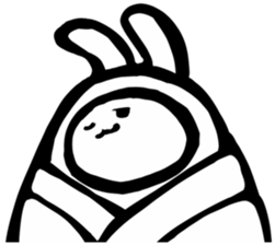 Samurai rabbit 2 sticker #3905493