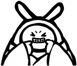 Samurai rabbit 2 sticker #3905494