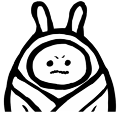 Samurai rabbit 2 sticker #3905499