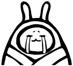 Samurai rabbit 2 sticker #3905505
