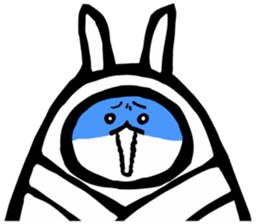 Samurai rabbit 2 sticker #3905511
