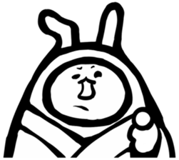 Samurai rabbit 2 sticker #3905520