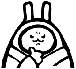 Samurai rabbit 2 sticker #3905521