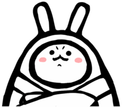 Samurai rabbit 2 sticker #3905522