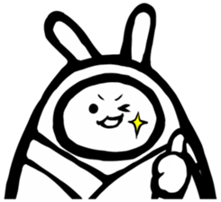 Samurai rabbit 2 sticker #3905525