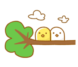 mochi chickens sticker #3906011