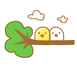 mochi chickens sticker #3906011