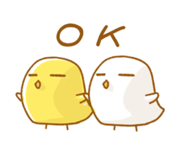 mochi chickens sticker #3906016