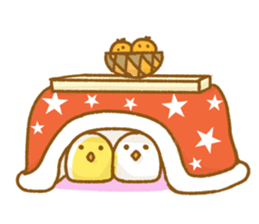 mochi chickens sticker #3906017