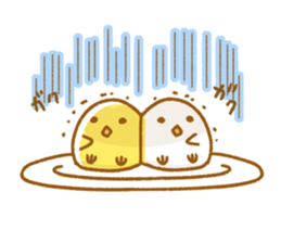 mochi chickens sticker #3906018