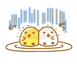 mochi chickens sticker #3906018