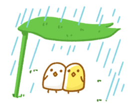 mochi chickens sticker #3906021