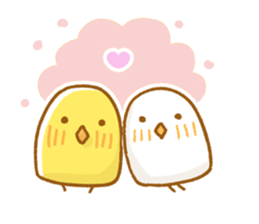 mochi chickens sticker #3906022