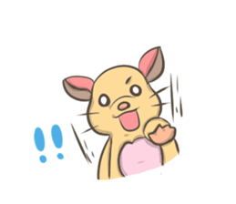 Cute hamster Ponu sticker #3906220