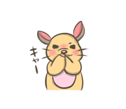 Cute hamster Ponu sticker #3906223