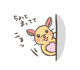 Cute hamster Ponu sticker #3906238