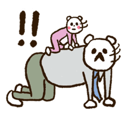 Papa Papa Panda sticker #3906331