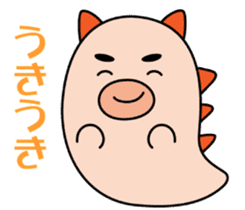 Eyebrows Sea Cucumber - Japanese ver sticker #3906487