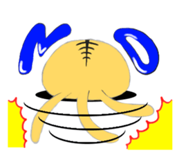 Hand riding Circle cat sticker #3907059