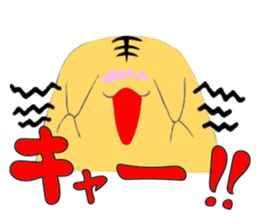 Hand riding Circle cat sticker #3907074