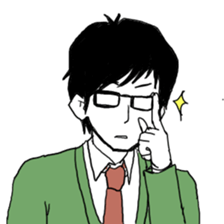 wage slave glasses Sticker sticker #3907247