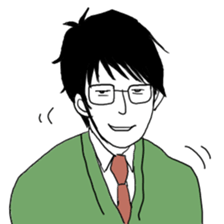 wage slave glasses Sticker sticker #3907254